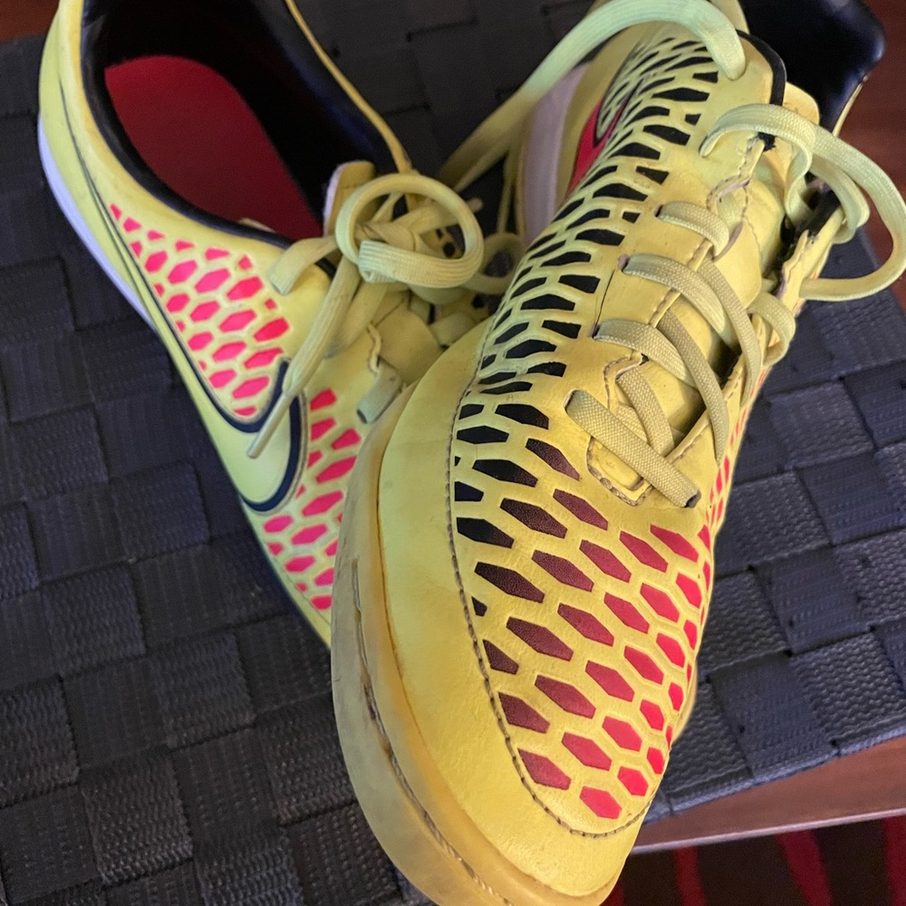 Used Nike Magista indoor soccer shoes.